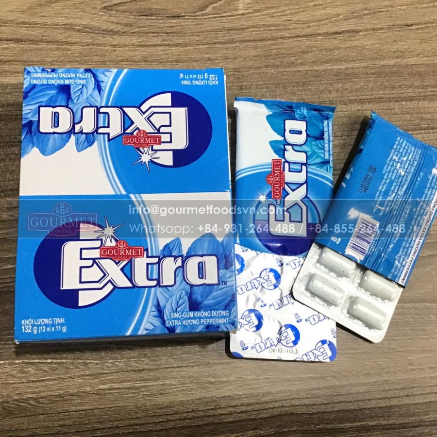 Wrigley's Extra Gum Peppermint 132g x 50 Boxes