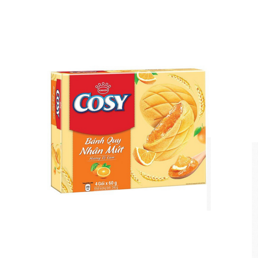 Cosy Orange Jam Biscuit 240g x 12 Boxes