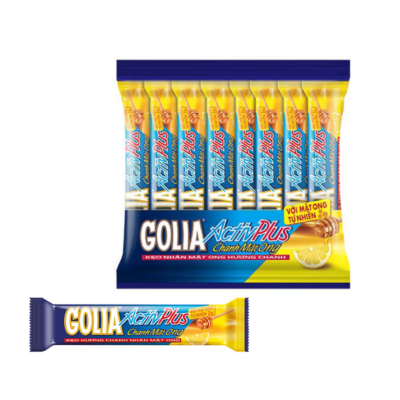 Golia Activ Plus Honey Lemon 29.5g x 16 Rolls x 24 Pouches