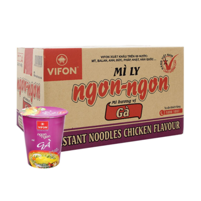 Vifon Ngon Ngon Chicken 60g x 24 Cups