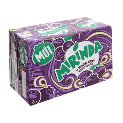 Mirinda Cream Soda & Blueberry 320ml (4)