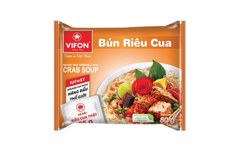 VIFON Instant Rice Vermicelli With Crab Soup Flavor