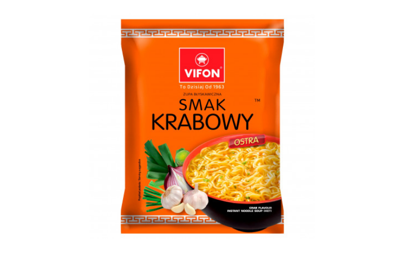 Vifon Crab Flavour Instant Noodle Soup Hot 