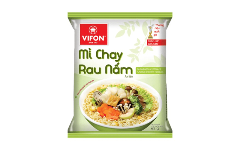 Vifon Instant Noodles Mushroom Vegetables Flavor