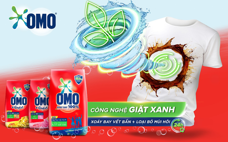 OMO's Formulation Makes It Easy To Eliminate Stains And Keep Surfaces White And Clean