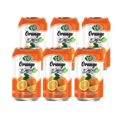 Yolo Orange Fruit Juice 330ml x 24 Cans