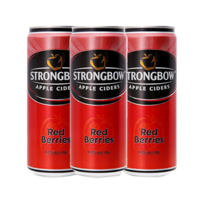 Strongbow Apple Ciders Red Berries 330ml x 24 Cans