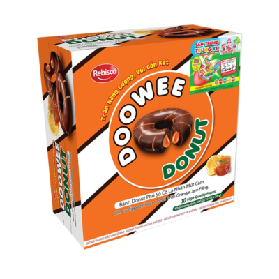 Doowee Donut Chocolate Cake with Orange Jam 290g (10 x 29g) x 10 boxes