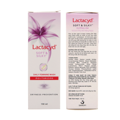 Lactacyd Soft and Silky Moisturizing Daily Feminine Wash 150ml x 24 Bottles
