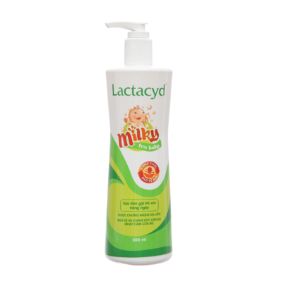 Lactacyd Milky Milk Bath & Shampoo 500ml x 12 Bottles