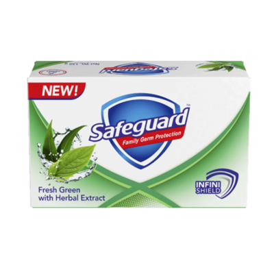 Safeguard Shower Soap Fresh Green 135g x 72 Boxes