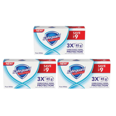 Safeguard Shower Soap Pure White 85g x 96 Boxes
