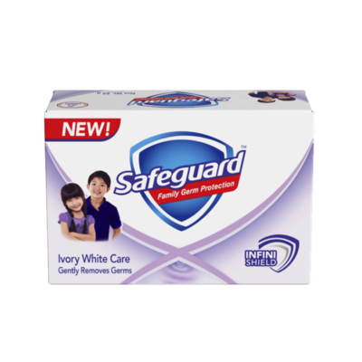 Safeguard Shower Soap Invory White Care 85g x 96 Boxes