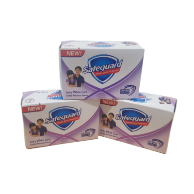 Safeguard Shower Soap Invory White Care 85g x 96 Boxes