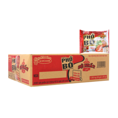 De Nhat Instant Rice Noodles Beef 65g x 30 Bags (2)