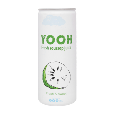 YOOH Soursop Juice 240ml x 24 Cans