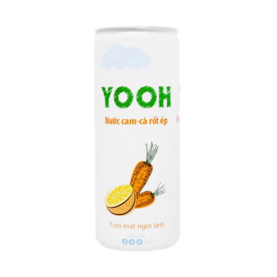 YOOH Orange With Carrot Juice 240ml x 24 Cans