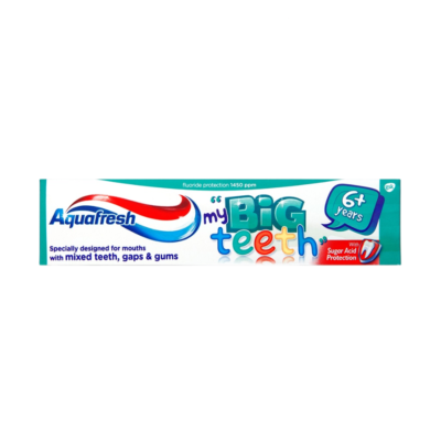 Aquafresh Big Teeth For Kid 6 Years 50ml x 12 tubes