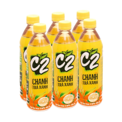 C2 Green Tea Lemon Flavor 455ml x 24 Bottles (1)