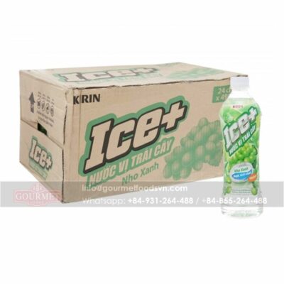 Kirin Ice+ fruit tasted Water - White Grape 490ml x 24 (1)