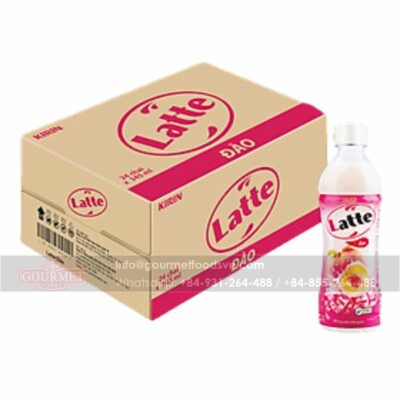 Kirin Latte Peach milk 440ml x 24 (1)