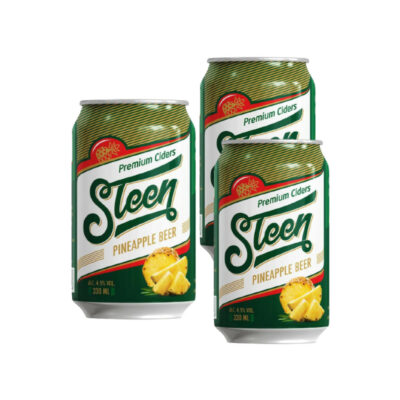 Steen Beer Premium (Made From Pineapple), 4.5 VOL 330ml x 24 cans