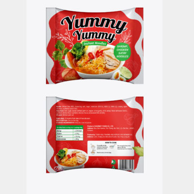 Yummy Yummy Instant Noodle Shrimp Chicken Flavor 85g x 30 Bags